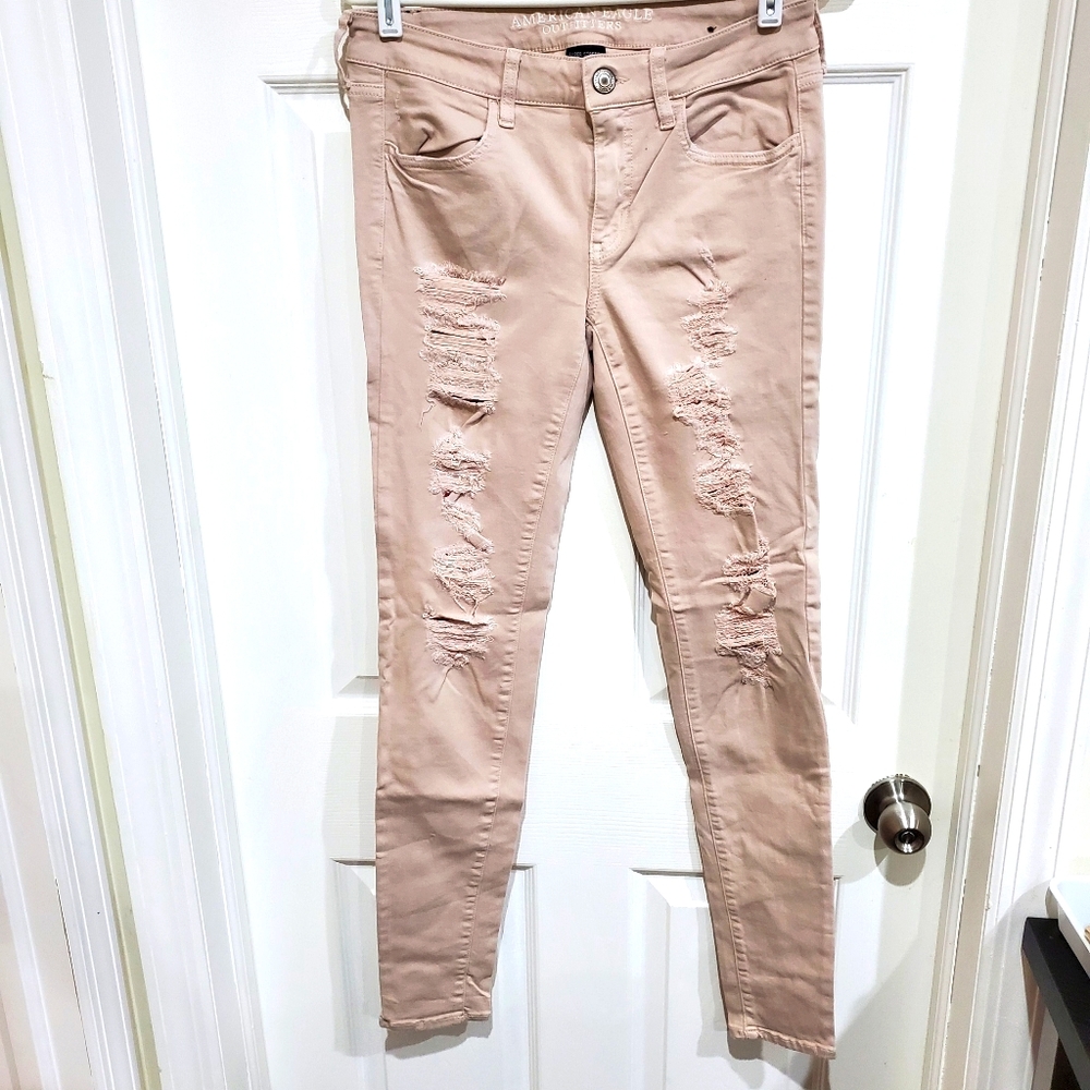 American Eagle Pale Pink Jegging